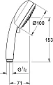 Душевая лейка Grohe Tempesta Cosmopolitan 27573002 - превью 1