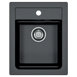Мойка кухонная Alveus Atrox Carbon-G91 40х50, черная