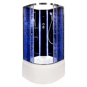 Душевая кабина Deto BМ4590 N LED BLACK