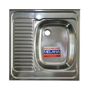 Мойка кухонная Melana RUS 60х60 R (6060R*10) полированная