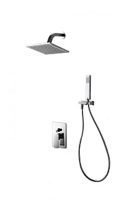 Смеситель Bravat Phillis F856101C-A-ENG встраиваемый с душевым набором