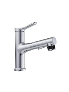 Смеситель для раковины BelBagno BB-LVMD-CRM-W0 с выдвижным изливом