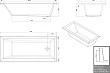 Акриловая ванна Sanindusa Vertice 805900 170x75 - превью 2