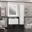 Зеркало Opadiris Луиджи 90 с подсветкой, белое матовое - превью 2