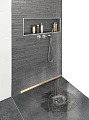 Душевой лоток Berges Wasserhaus Wall 092057 100 см, золото - превью 1