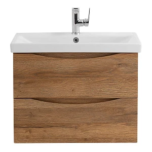 Тумба с раковиной BelBagno Marino-Cer 70 подвесная, 2 ящика, Rovere Rustico