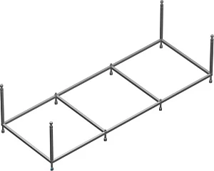 Монтажный набор для ванны Roca Line 160x70 ZRU9302986