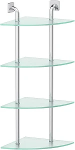 Полка Ellux Avantgarde AVA 057 4-ярусная, угловая, 30 см
