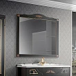 Мебель для ванной Belux Верди 105 черная, декор Bosetti Marella - превью 2