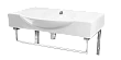 Раковина Sanita luxe Infinity 65 с кронштейнами и полотенцедержателем (INF65SLWB01KR) - превью 2