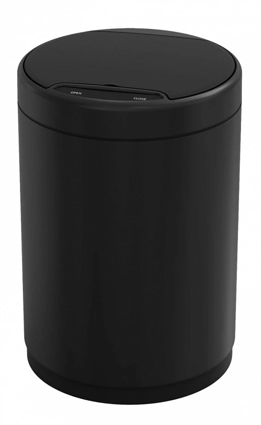Мусорное ведро Weltwasser WW Kidy BL 12L сенсорное, черный матовый