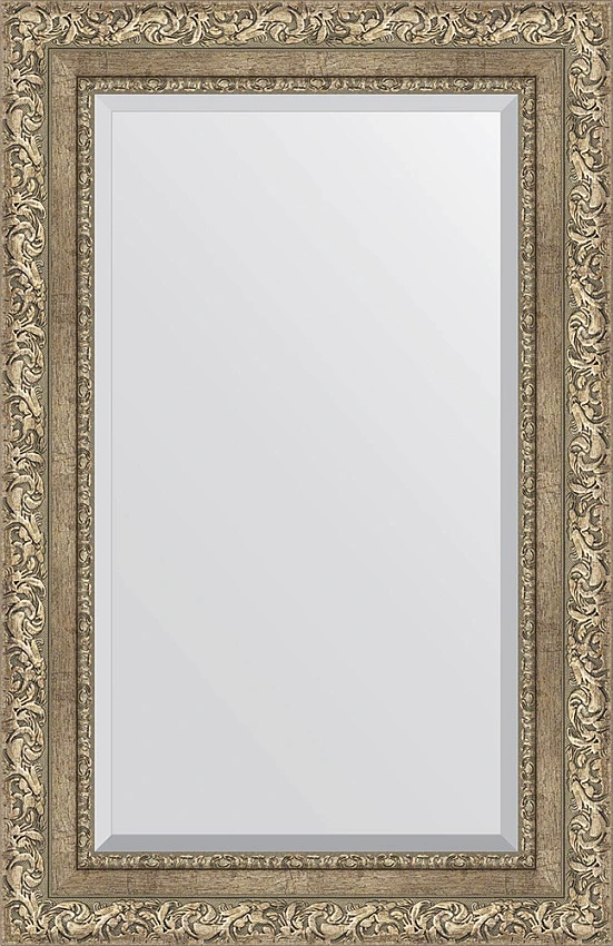 Зеркало Evoform Exclusive BY 3409 55x85 см виньетка античное серебро