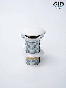 Донный клапан для раковины Gid Wh100 керамический без перелива