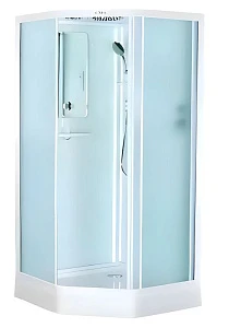 Душевая кабина Esbano Elegancia ESKL100PR 100x100x210 см, с крышей и LED освещением