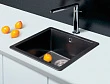 Мойка кухонная Schock Quadro 60 (N-100) оникс - превью 2