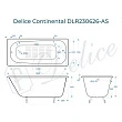 Чугунная ванна Delice Elite DLR230626-AS 160х70 с антискользящим покрытием - превью 1