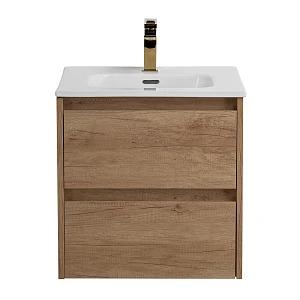 Тумба с раковиной Belbagno Kraft 50 подвесная, Rovere Nebrasca Nature
