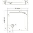 Душевой поддон Veconi Tezeo acrylic TZ52 100x100 см - превью 1