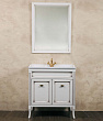 Мебель для ванной La Beaute Classic Vivien Porta 80 белый с патиной, фурнитура бронза