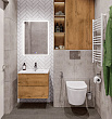 Мебель для ванной BelBagno Etna 60 подвесная, 2 ящика, Rovere Nature