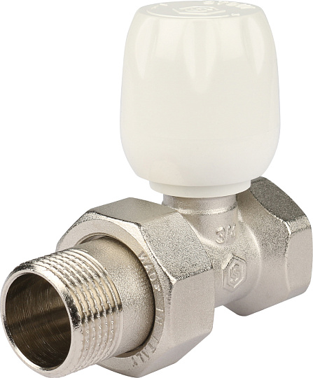 Вентиль Stout SVRs 1172 3/4&quot;, ручной терморегулирующий с неподъемным шпинделем, прямой