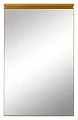 Зеркало-шкаф De Aqua Алюминиум 50 золото, фацет - превью 1