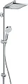 Душевая стойка Hansgrohe Crometta E 240 1jet Showerpipe Reno EcoSm 27289000 9 л - превью 1