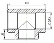 Тройник Kalde 3212-teo-900000 90 - превью 2