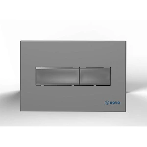 Кнопка смыва Nova NV7319 серая