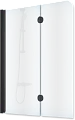 Шторка на ванну Vegas Glass E2V 120 02М 10 L профиль  черный матовый, стекло сатин - превью 2