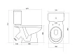 Унитаз-компакт Santek Бореаль 1WH302142 - превью 1