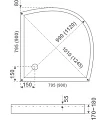 Поддон для душа Good Door Плуто 80x80 - превью 2