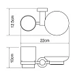 Держатель для стаканов WasserKRAFT Nau 9426C хром - превью 1