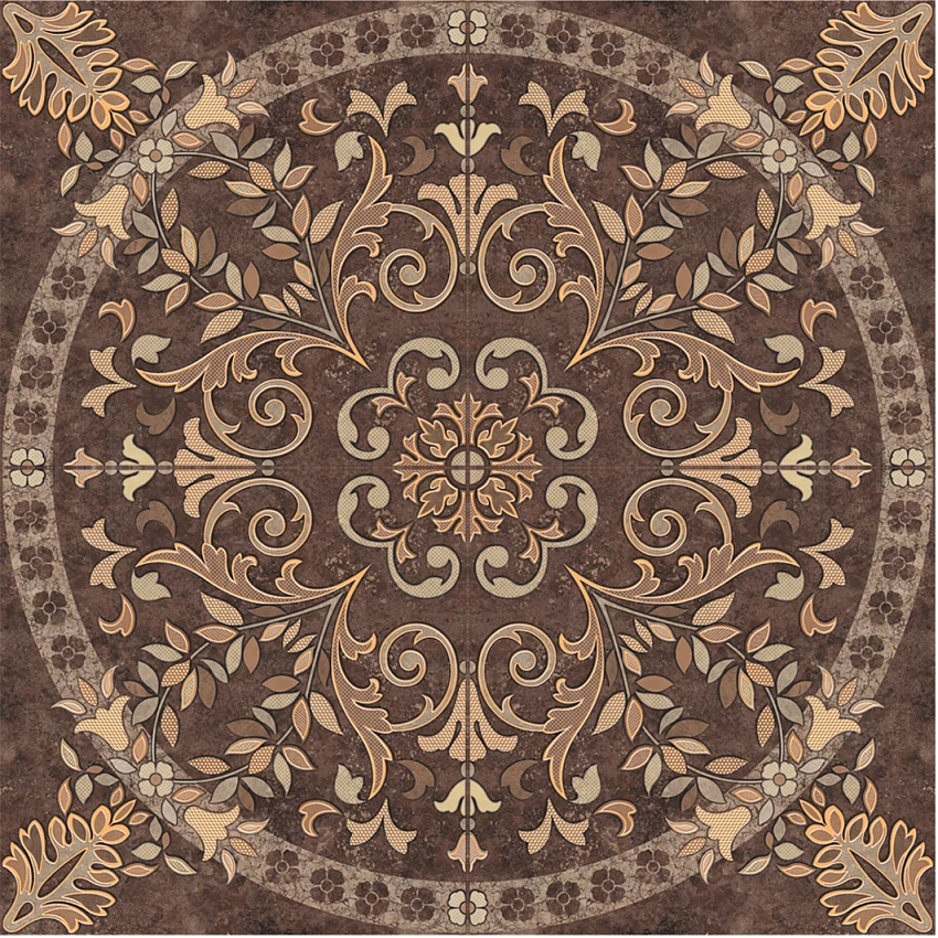Pompei Панно напольное коричневое (PY6G114) 88x88 (PY6G114)