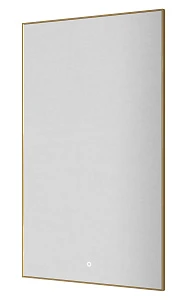 Зеркало Boheme Modern 569-G 60х100 с подсветкой, золото