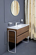 Мебель для ванной Armadi Art Vallessi 80 838-080-W темный дуб