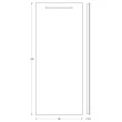 Зеркало Evoform Ledline BY 2111 с LED-светильником 50x120 см - превью 1