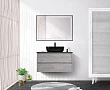 Тумба со столешницей Belbagno Kraft 80 подвесная, 2 ящика, Cemento Grigio - превью 2