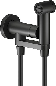 Гигиенический душ Nobili Accessori doccia AV00600BM со смесителем черный матовый