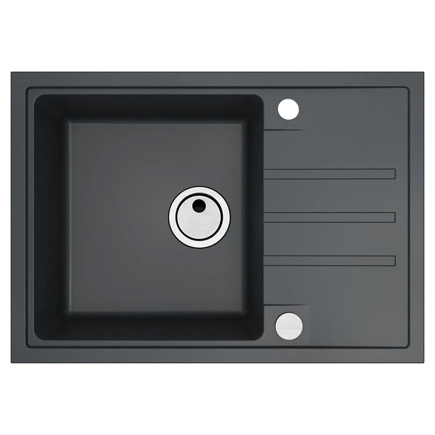 Мойка кухонная Alveus Intermezzo Carbon-G91 68х48, черная