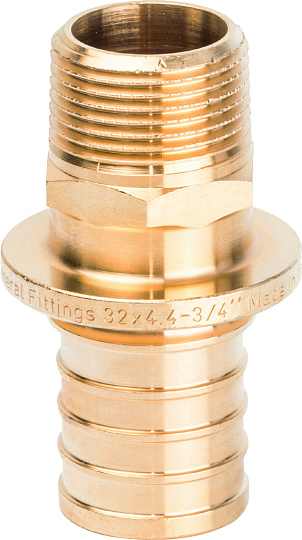 Переходник Stout SFA 0001 32xR 3/4&quot;, аксиальный, с наружной резьбой