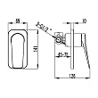 Смеситель для душа Lemark Bronx LM3723GM графит - превью 1