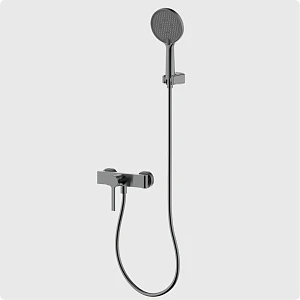 Душевой комплект AQUAme Asti AQM6413GM серый матовый