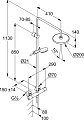 Душевая стойка Kludi Logo Dual Shower System 6809405-00 с термостатом - превью 1