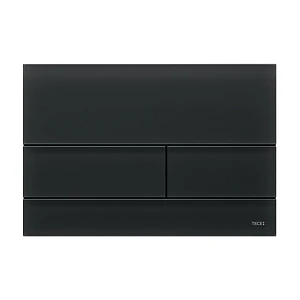 Кнопка смыва TECE Square II 9240825 стеклянная, черная сатинированная