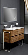 Мебель для ванной Armadi Art Vallessi 80 838-080-W зебрано глянец