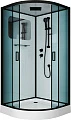 Душевая кабина Niagara Premium NG-6901-01 BLACK 90х90х210 черная - превью 1