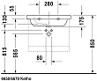 Раковина Duravit D-Code 03426500002 65 см - превью 2