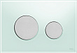 Кнопка смыва TECE Loop 9240652 зеленое стекло, кнопка хром матовый