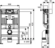 Инсталляция TECE TECEprofil 9300380 для унитазов-биде - превью 1